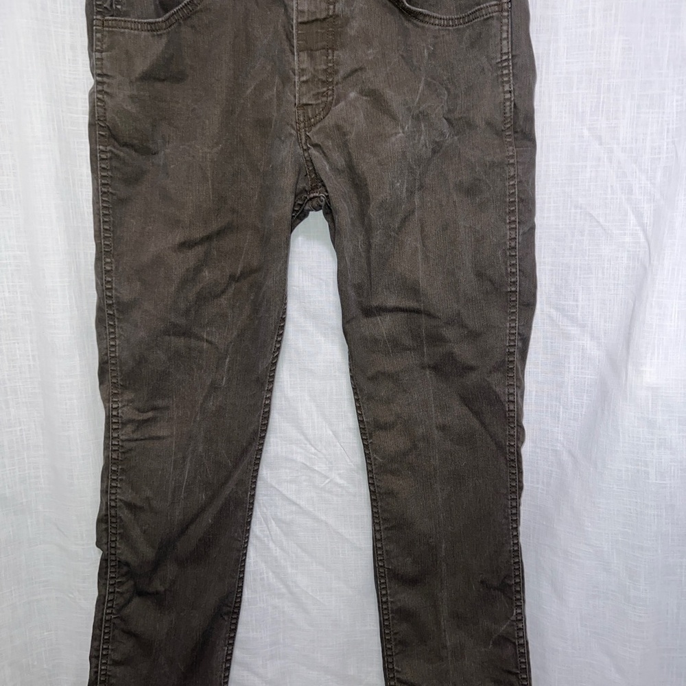 Levi's Men's Dark Brown Straight Jeans